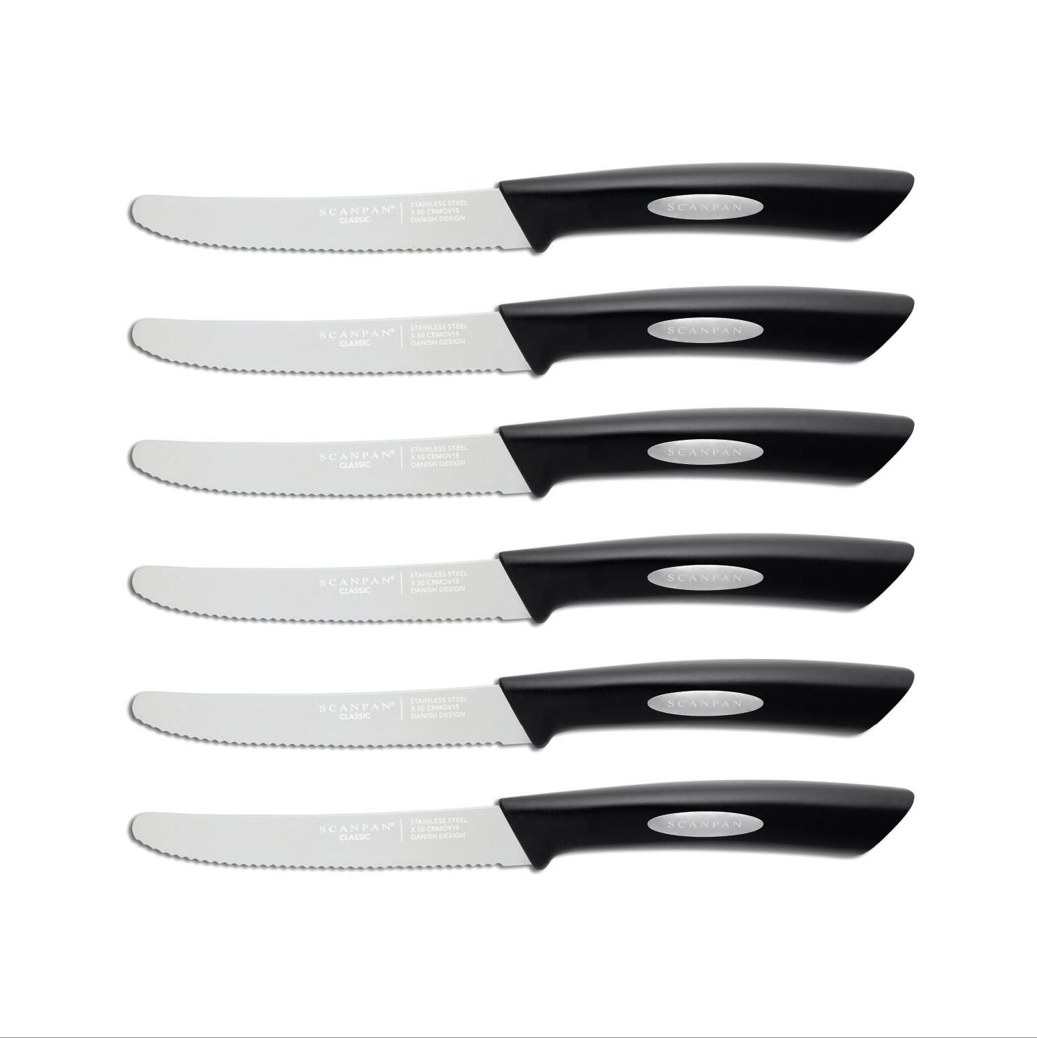 Classic 6pc Steak Knife/Fork Set
